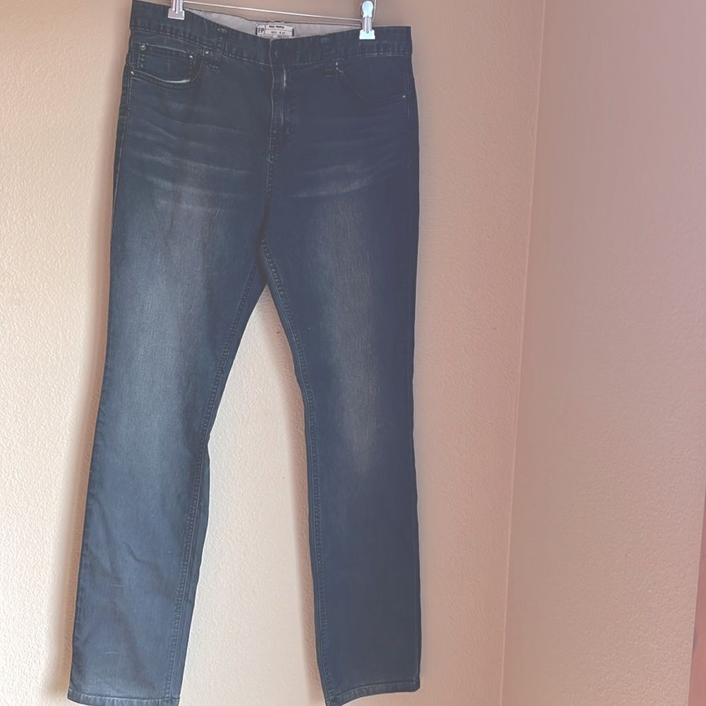 Free People Jeans faded black over-dye 31
